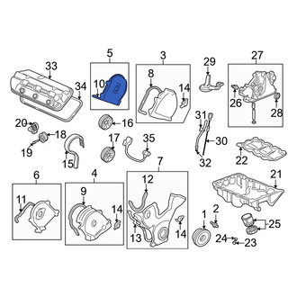 Acura OE - Engine Timing Cover Gasket