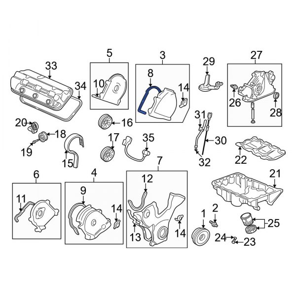 Engine Timing Cover Gasket