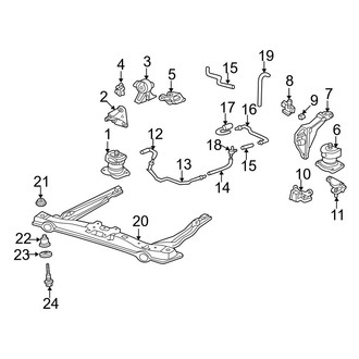 Acura OE - Engine / Transaxle - Engine & Transmission Mounting