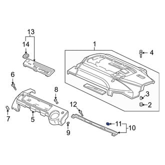 Acura OE - Engine Cover Clip