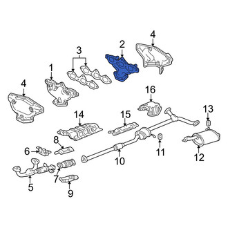 Acura OE - Right Exhaust Manifold