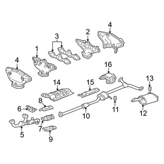 Acura OE - Exhaust System - Manifold (Premium)