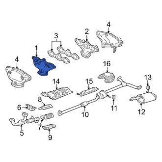 Acura OE - Right Exhaust Manifold