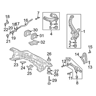 Acura OE - Front Suspension - Suspension Components