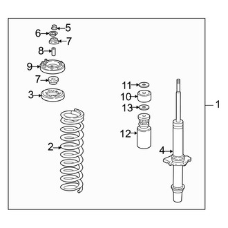 Acura OE - Front Suspension - Struts & Components (Type-S)