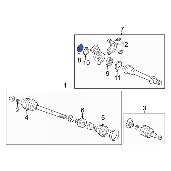 CV Axle Shaft Seal