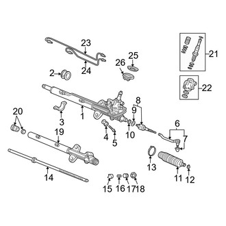 Acura OE - Steering Gear & Linkage