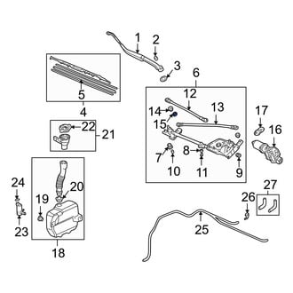 Acura OE - Wiper Linkage Seal
