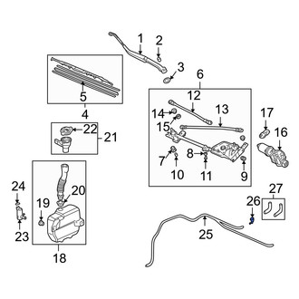 Acura OE - Front Windshield Washer Nozzle