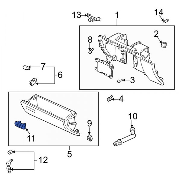 Glove Box Latch