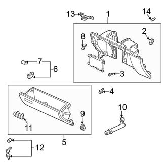 Acura OE - Instrument Panel - Glove Box