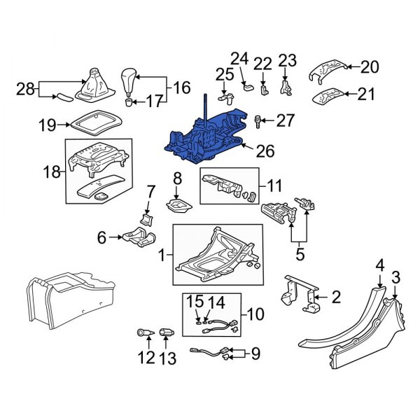 Automatic Transmission Shift Lever Bracket