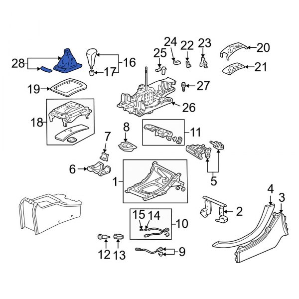 Manual Transmission Shift Linkage Boot