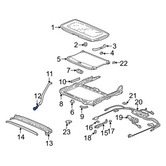 Acura OE - Rear Sunroof Drain Hose Drain Valve