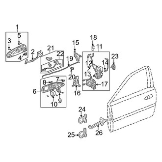 Acura OE - Door - Lock & Hardware