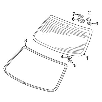 Acura OE - Back Glass - Glass