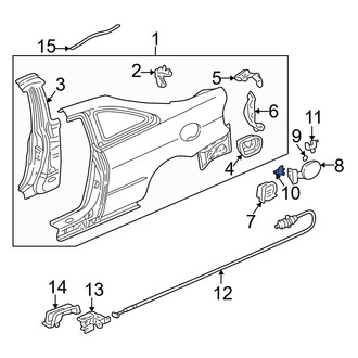 Acura OE - Fuel Door Spring