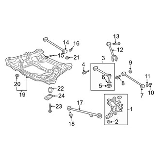 Acura OE - Rear Suspension - Suspension Components