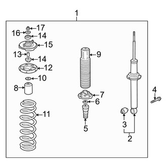 Acura OE - Rear Suspension - Struts & Components (Type-S)
