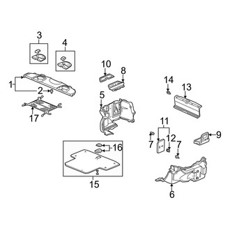 Acura OE - Rear Body & Floor - Interior Trim