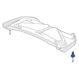 Acura OE - Inner Deck Lid Trim Clip