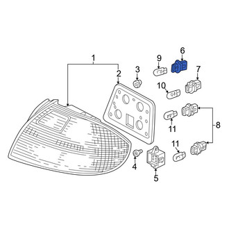 Acura OE - Back Up Light Socket