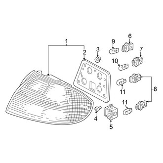 Acura OE - Rear Lamps - Tail Lamps