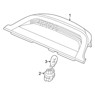 Acura OE - Rear Lamps - High Mounted Stop Lamp