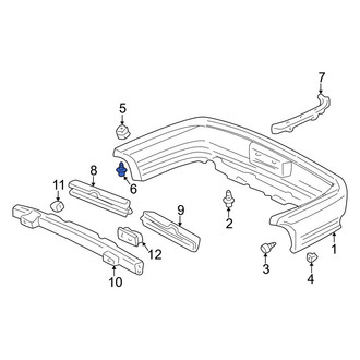 Acura OE - Bumper Cover Screw