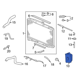 Acura OE - Engine Coolant Reservoir