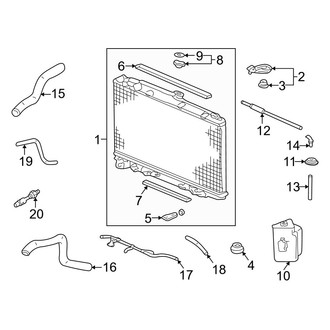 Acura OE - Cooling - Radiator & Components