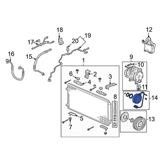 Acura OE - A/C Compressor Clutch Coil
