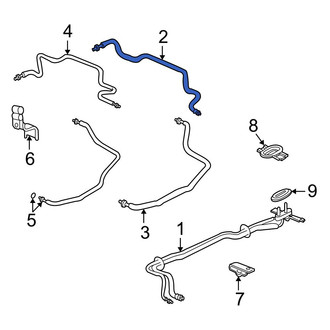 Acura OE - A/C Refrigerant Suction Hose
