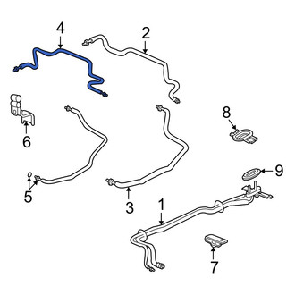 Acura OE - A/C Refrigerant Discharge Hose