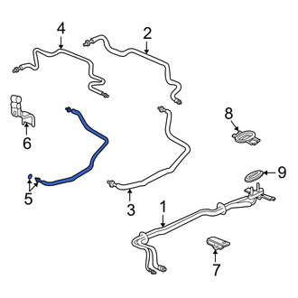 Acura OE - A/C Refrigerant Discharge Hose