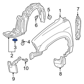 Acura OE - Fender Liner Nut