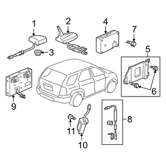 Acura OE - Electrical - Antenna