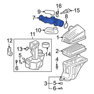Acura OE - Engine Air Intake Hose