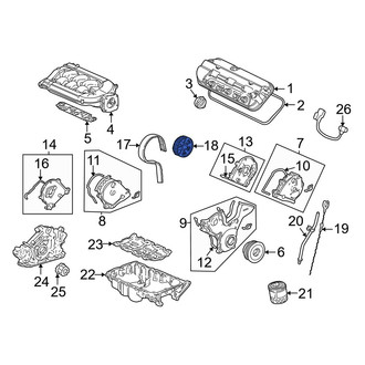Acura OE - Rear Engine Timing Camshaft Gear