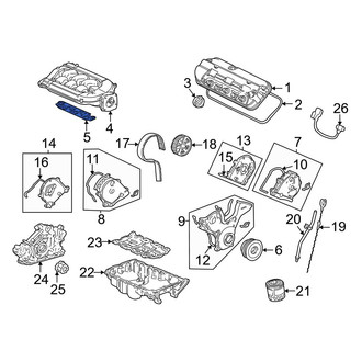 Acura OE - Upper Fuel Injection Plenum Gasket