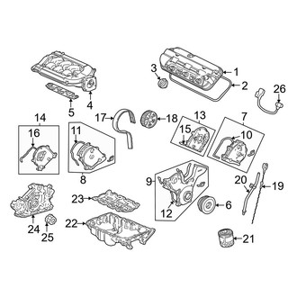 Acura OE - Engine / Transaxle - Engine Parts