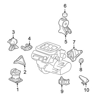 Acura OE - Engine / Transaxle - Engine & Transmission Mounting