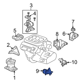 Acura OE - Front Manual Transmission Mount