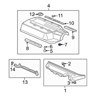 Acura OE - Liftgate Finish Panel Nut