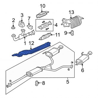 Acura mdx store exhaust system