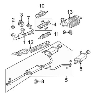 Acura OE - Exhaust System - Exhaust Components