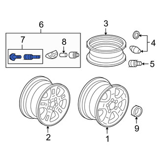 Acura OE - Tire Valve Stem