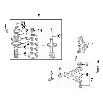 Acura OE - Front Suspension - Suspension Components