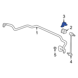 Acura OE - Front Suspension Stabilizer Bar Bracket