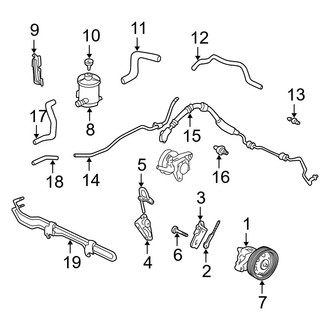 Acura OE - Steering Gear & Linkage - Pump & Hoses
